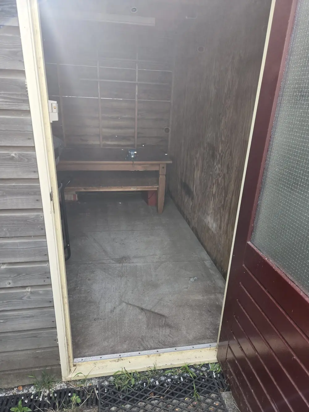 Schuur na ontruiming, bezemschoon opgeleverd door Woningontruiming Plus